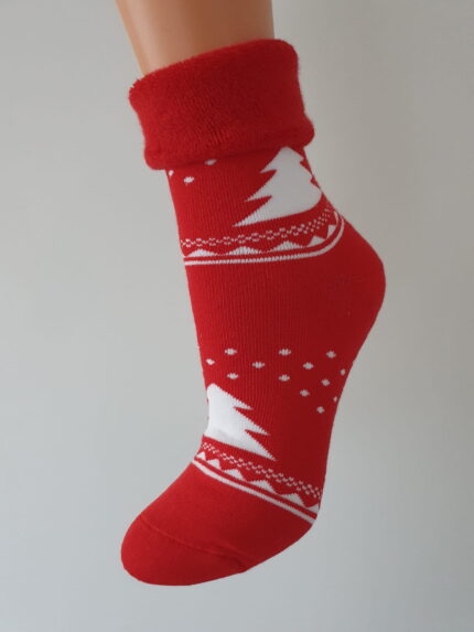 skarpety damskie grube świąteczne