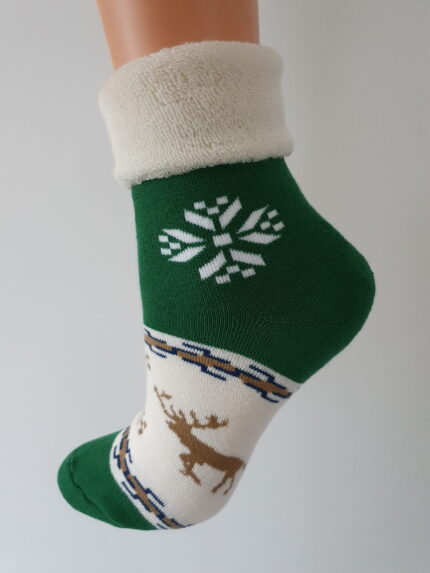 skarpety damskie grube świąteczne