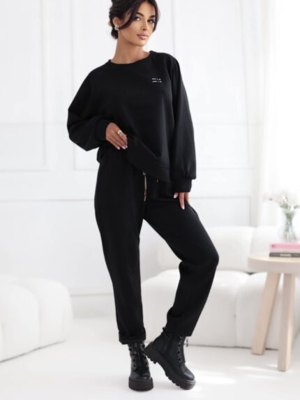 Dres damski komplet bluza plus spodnie