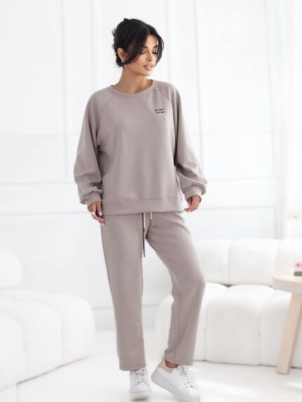 Dres damski komplet bluza plus spodnie