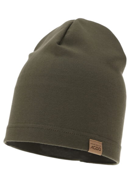 Jesienna bawełniana czapka męska, khaki, Bremus