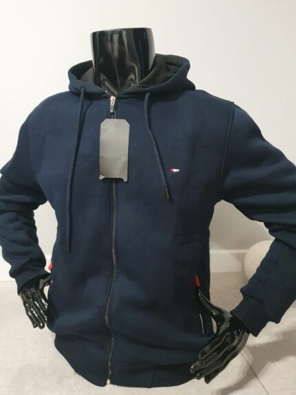 Bluza męska Tomy Parker z kapturem szara