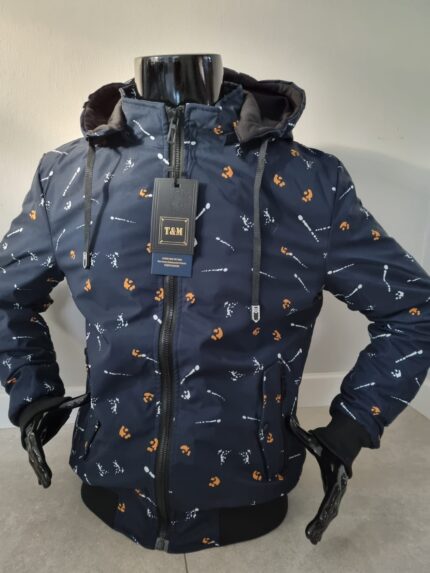 Kurtka męska ze ściągaczem