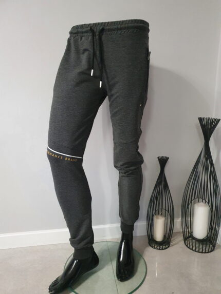 Spodnie dresowe męskie  ze ściągaczem