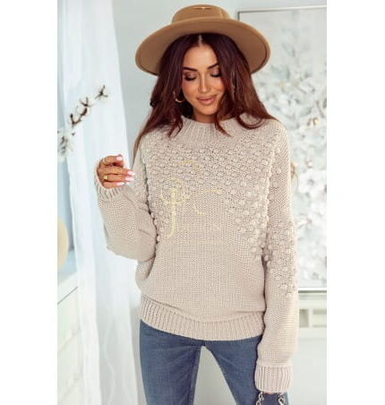 Sweter damski z wełną