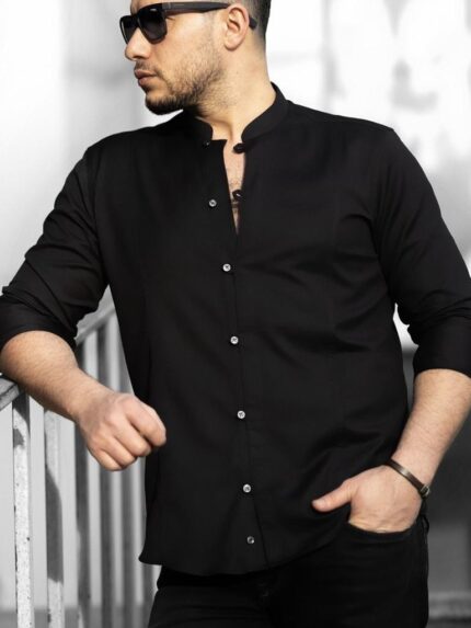 Koszula męska ze stójką