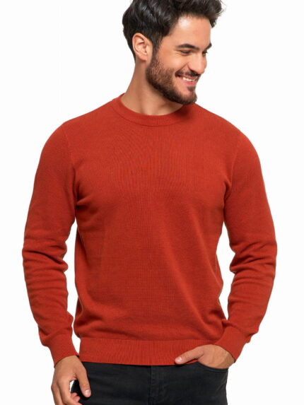 Bawełniany elegancki sweter męski