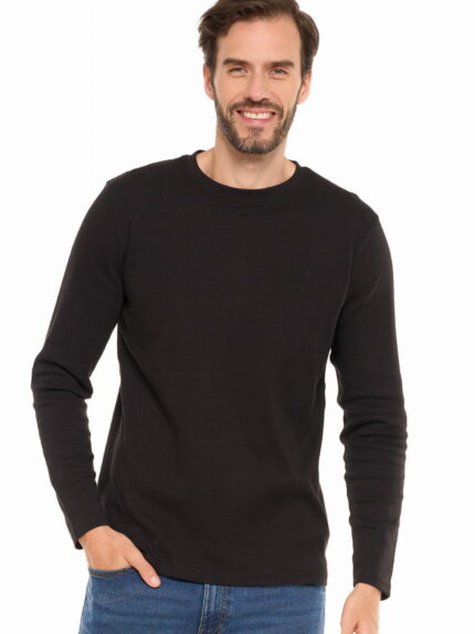 Klasyczna cienka bluza męska long