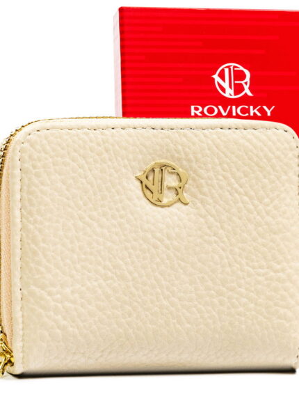 Mały portfel damski na zamek - Rovicky