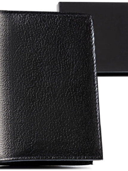 Skórzany portfel męski z ochroną kart RFID Protect