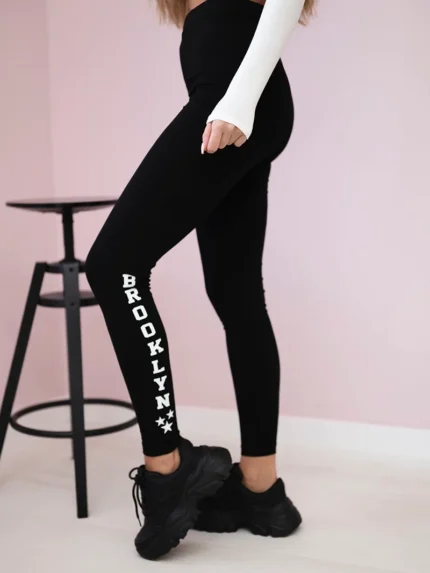 Spodnie leginsy Brooklyn czarne