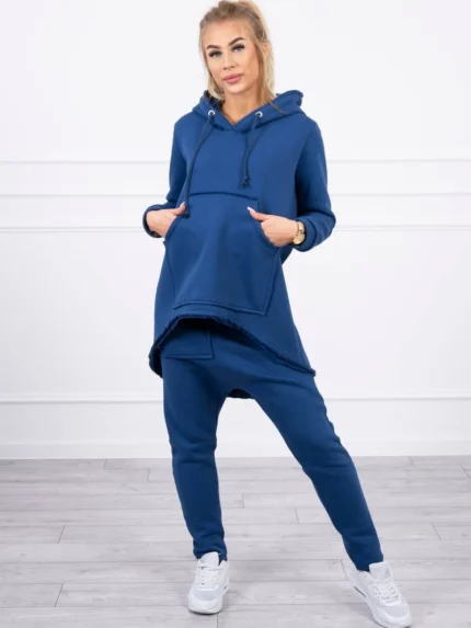 Komplet ze spodniami Baggy jeansowy