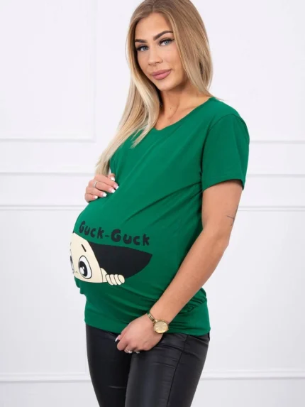 Bluzka ciążowa Guck zielona