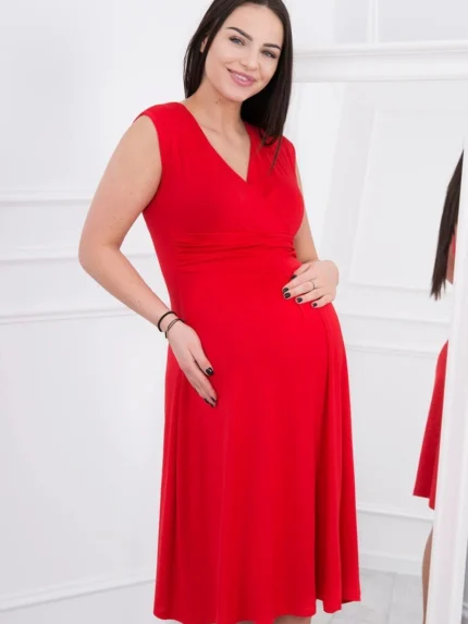 8288 Sukienka czerwona