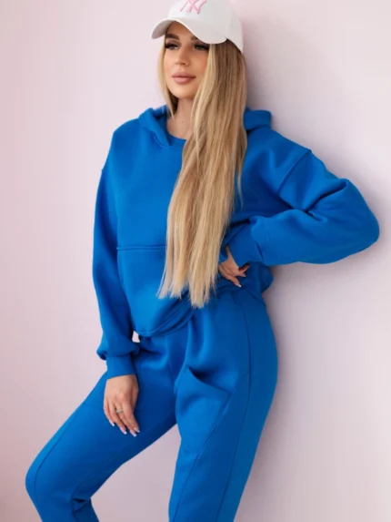 Komplet ocieplany bluza + spodnie chabrowy