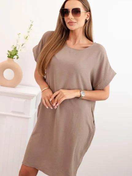 Sukienka z kieszeniami fango