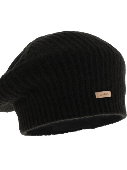 Beret damski zimowy, czarny, Grace