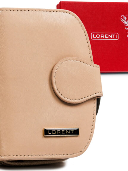 Portfel damski skórzany 43972-CIS-3320 BEIGE