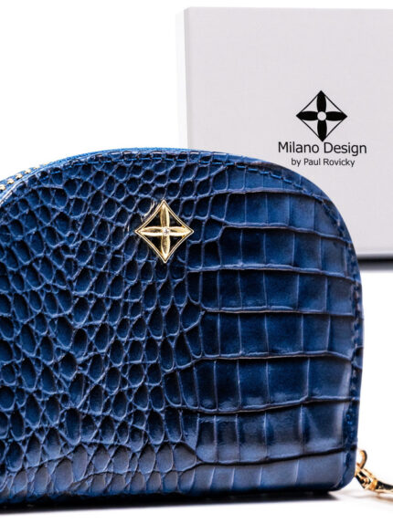 Mała portmonetka damska na zamek - Milano Design