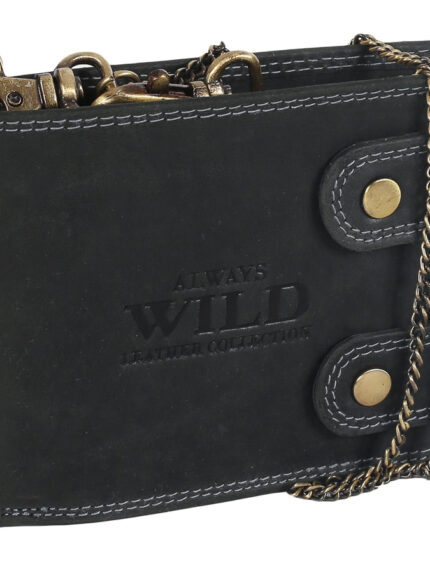 Duży, skórzany portfel męski z systemem RFID - Always Wild